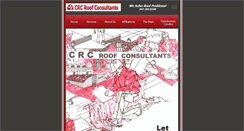Desktop Screenshot of crcroofconsultants.com